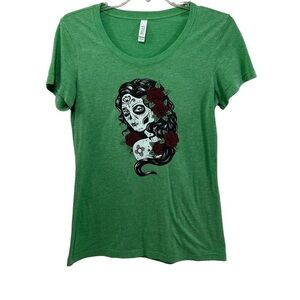 La Muerta Women's Short Sleeve T Shirt Tee